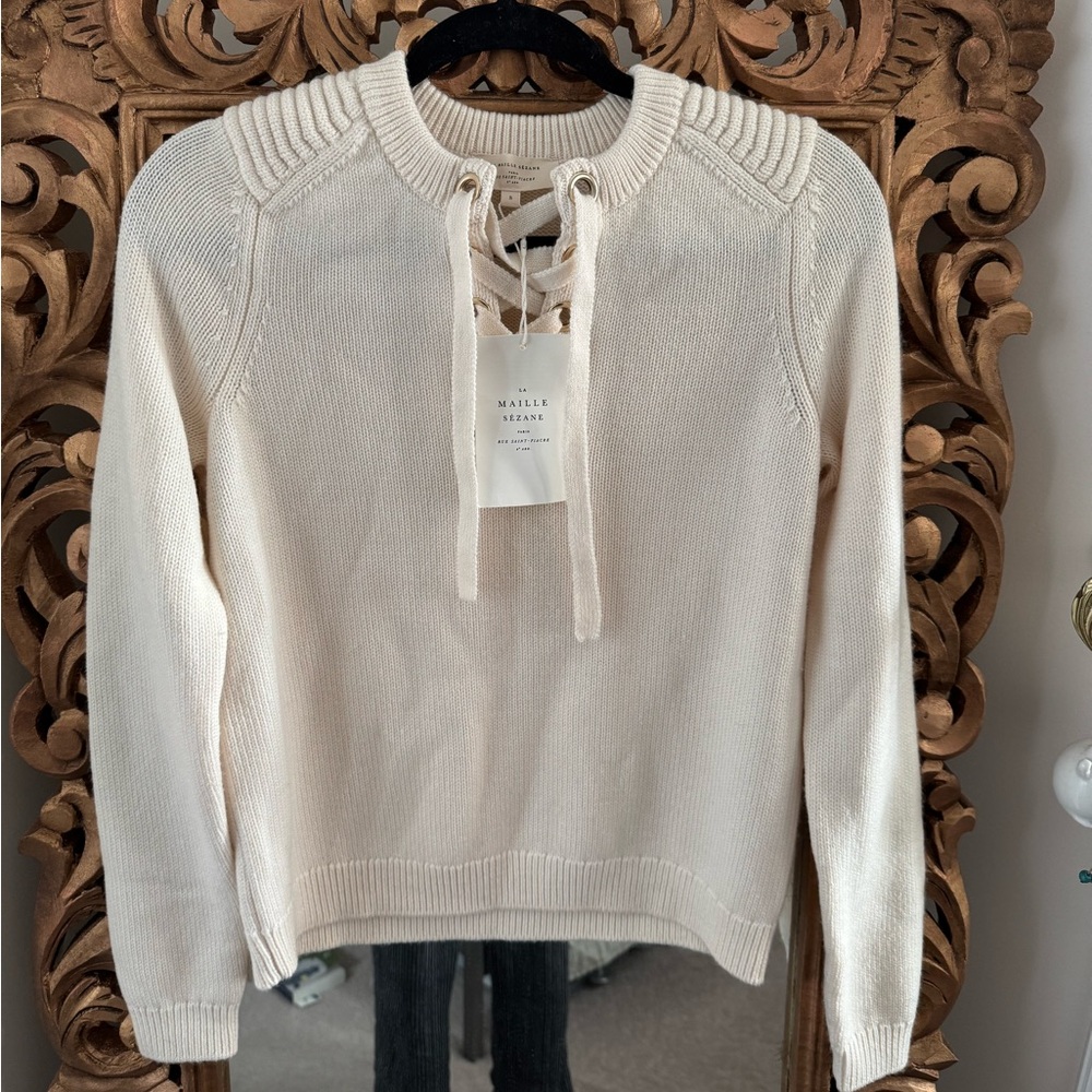 Sezane wool sweater NWT